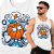 TANK TOP  ANIMOWANY   BASKETBALL BOOMBOX BEAT